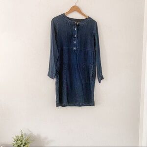J Jill blue Denim tunic Dress
